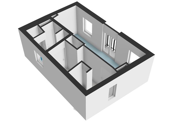 Floorplan - Lange Mare 53, 2312 GR Leiden
